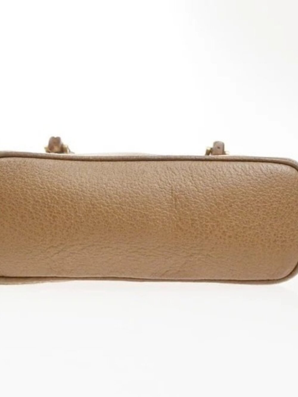 GUCCI Logo Bamboo 2Way Mini Shoulder Hand Bag Suede Leather Brown GHW 62EG353 - Picture 6 of 15